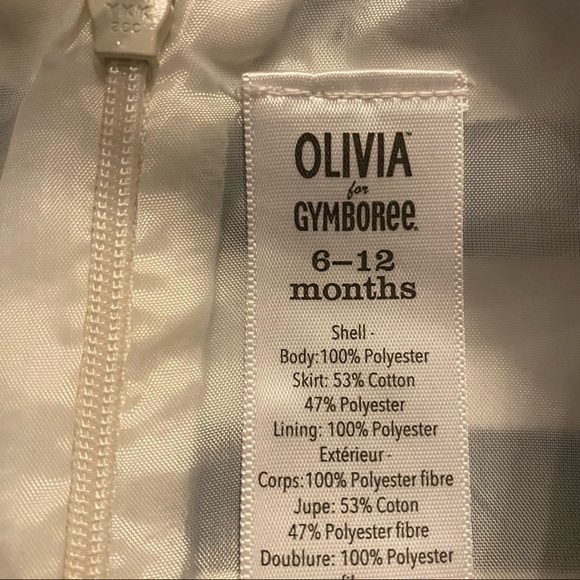 Gymboree Olivia Baby Girl’s Striped Dress Size 6-12 Months - Picture 7 of 7